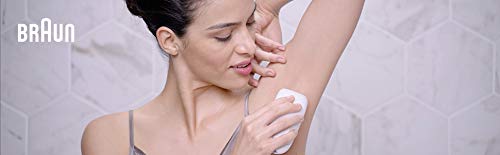 Braun Silk-épil Beauty-Set 9 Deluxe 7-in-1 Epilierer Damen / Haarentferner, Facespa Gesichtshaarentferner, Rasierer, Peeling, Reinigungskit für Gesicht und Körper, 9-985, weiß/rosa