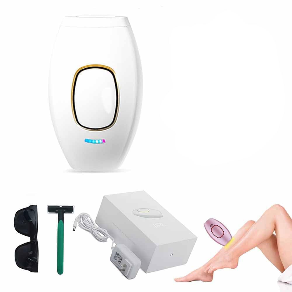luxderm Glowora Silk3 IPL Epilierer Laser Dauerhafte Haarentfernung Laser Epilierer 5 Energiestufen 2 Modi IPL Epilierer Frauen Achseln Beine Körper