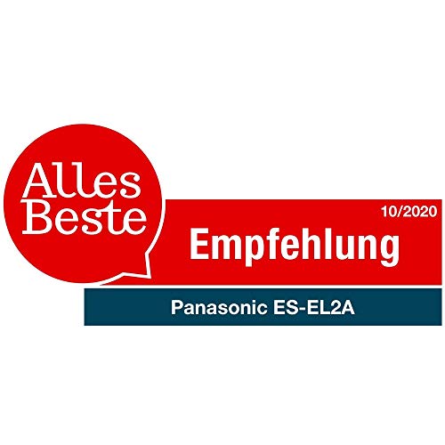 Panasonic Epilierer ES-EL2A-A503, Epiliergerät Damen, Wet & Dry, mit Licht (LED), erweiterbares Zubehör, blau