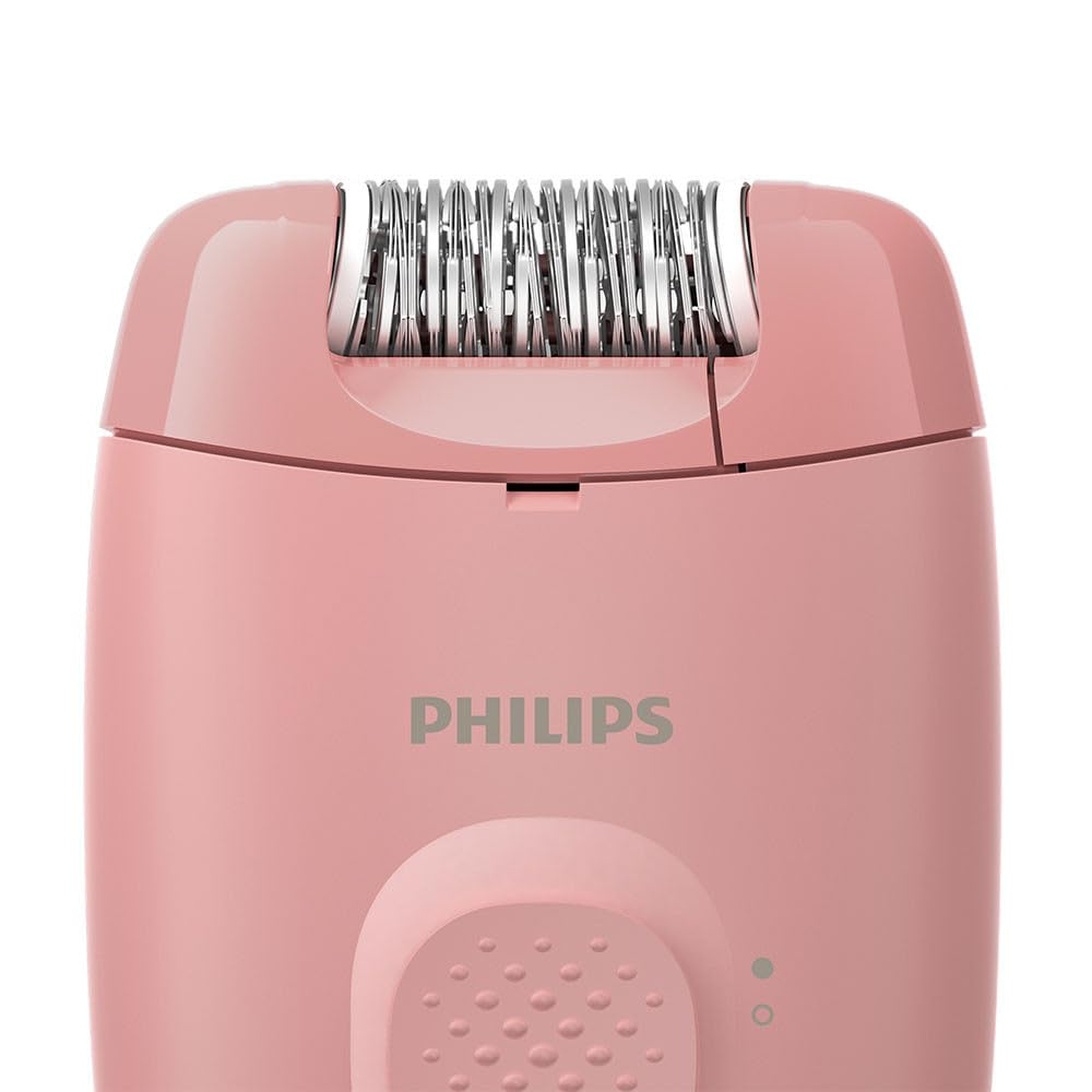 Philips Satinelle Essential BRE224/00 Compact Wired Epilator - White/Green