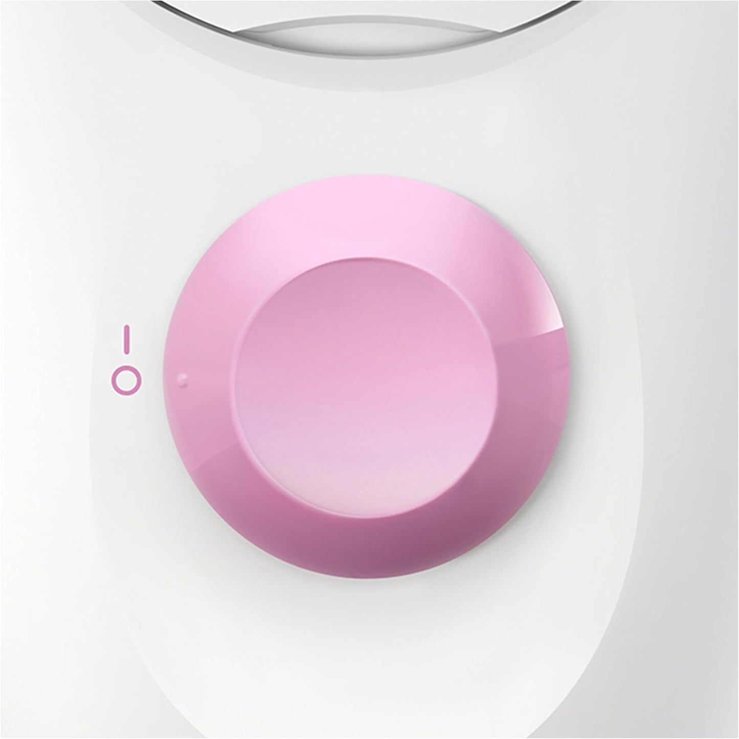 Braun Silk•épil 1 1-010 Epilator with Cable for Hair Removal, for Weeks, Soft Skin, White/Pink