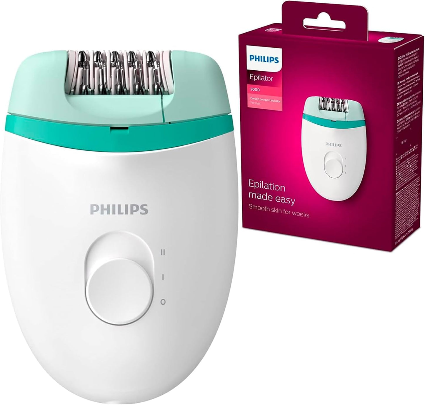 Philips Domestic Appliances Philips Satinelle Essential BRE224/00, Plastic epilator