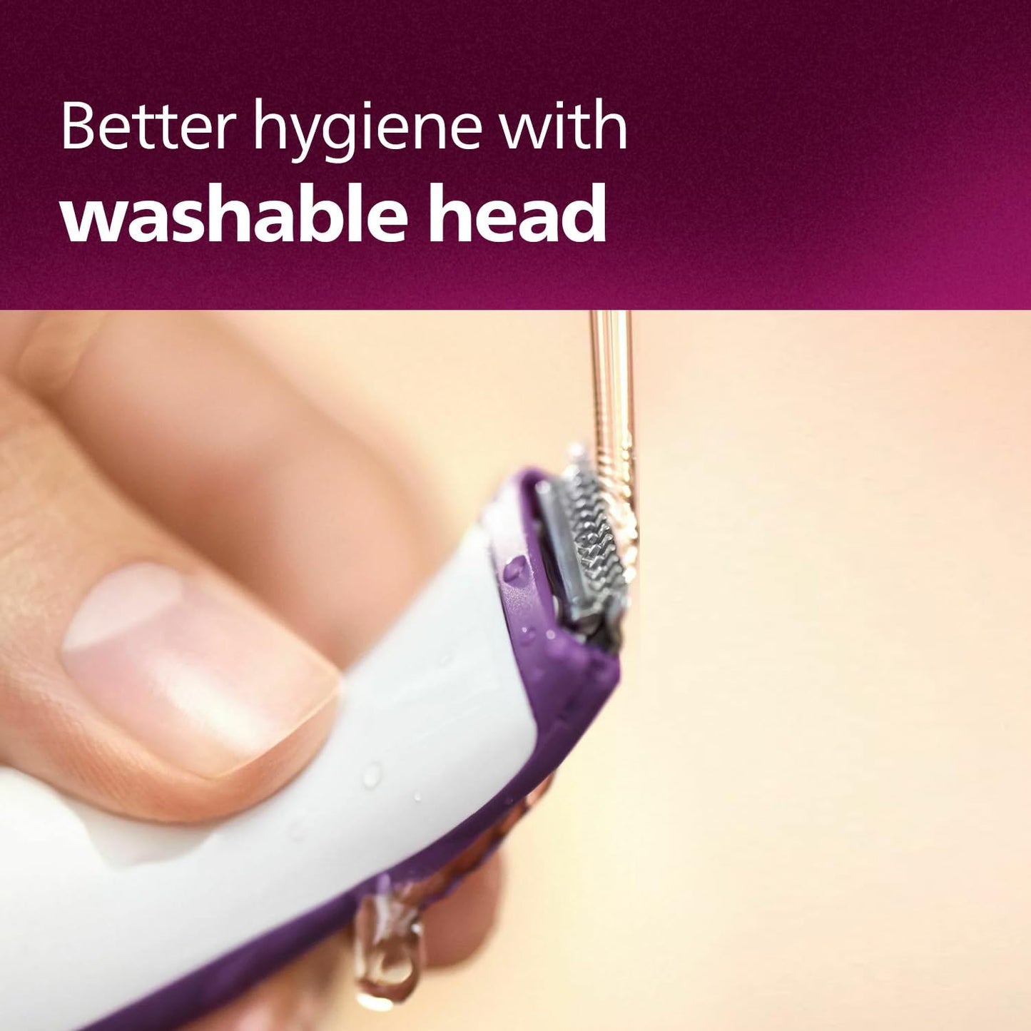 PHILIPS BRT383 / 15 3-in-1 Bikini Trimmer - 100% Waterproof - Purple