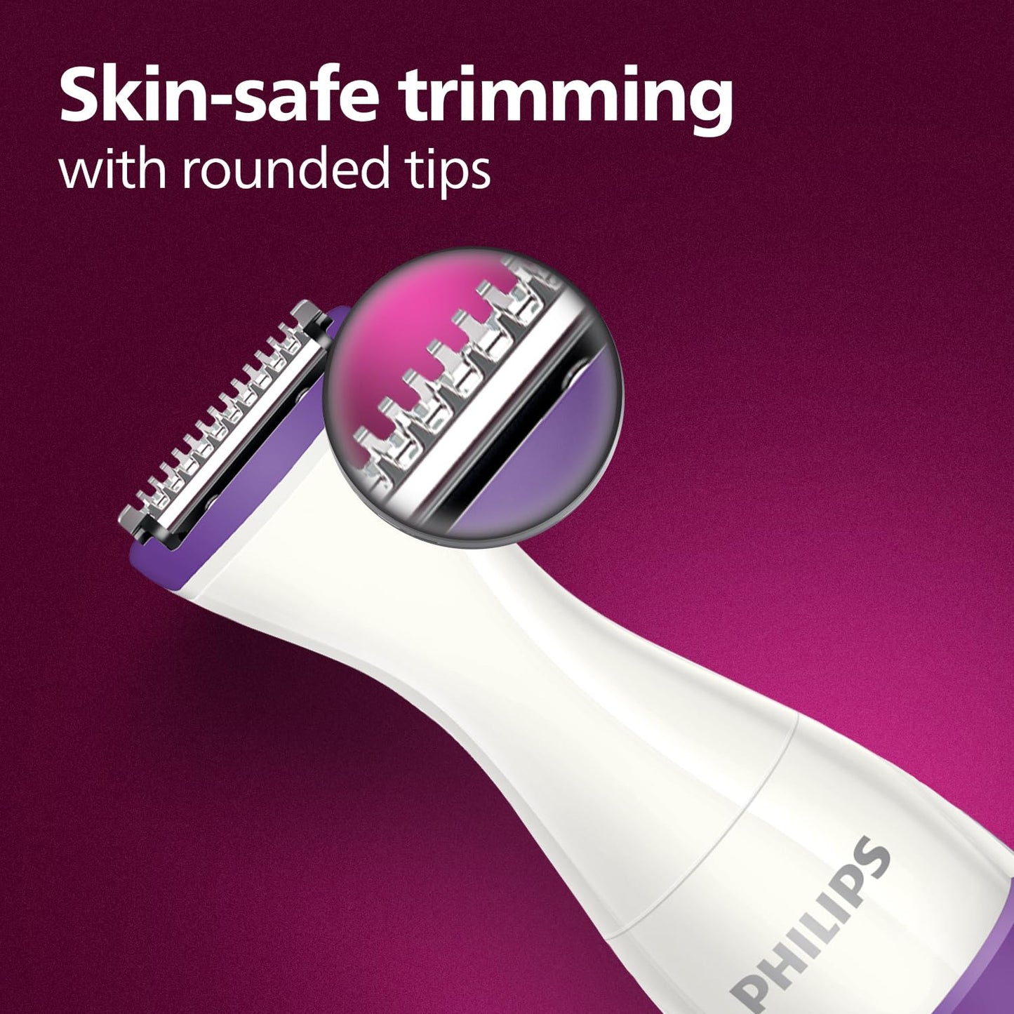 PHILIPS BRT383 / 15 3-in-1 Bikini Trimmer - 100% Waterproof - Purple