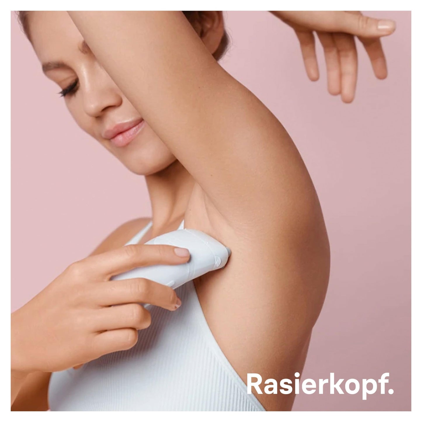 Braun Silk-épil 9 Epilierer Damen / Haarentferner für langanhaltende Haarentfernung, Rasier- und Trimmeraufsatz, Micro-Grip-Pinzetten-Technologie, Hochfrequenz-Massageaufsatz, 9-725, weiß/roségold