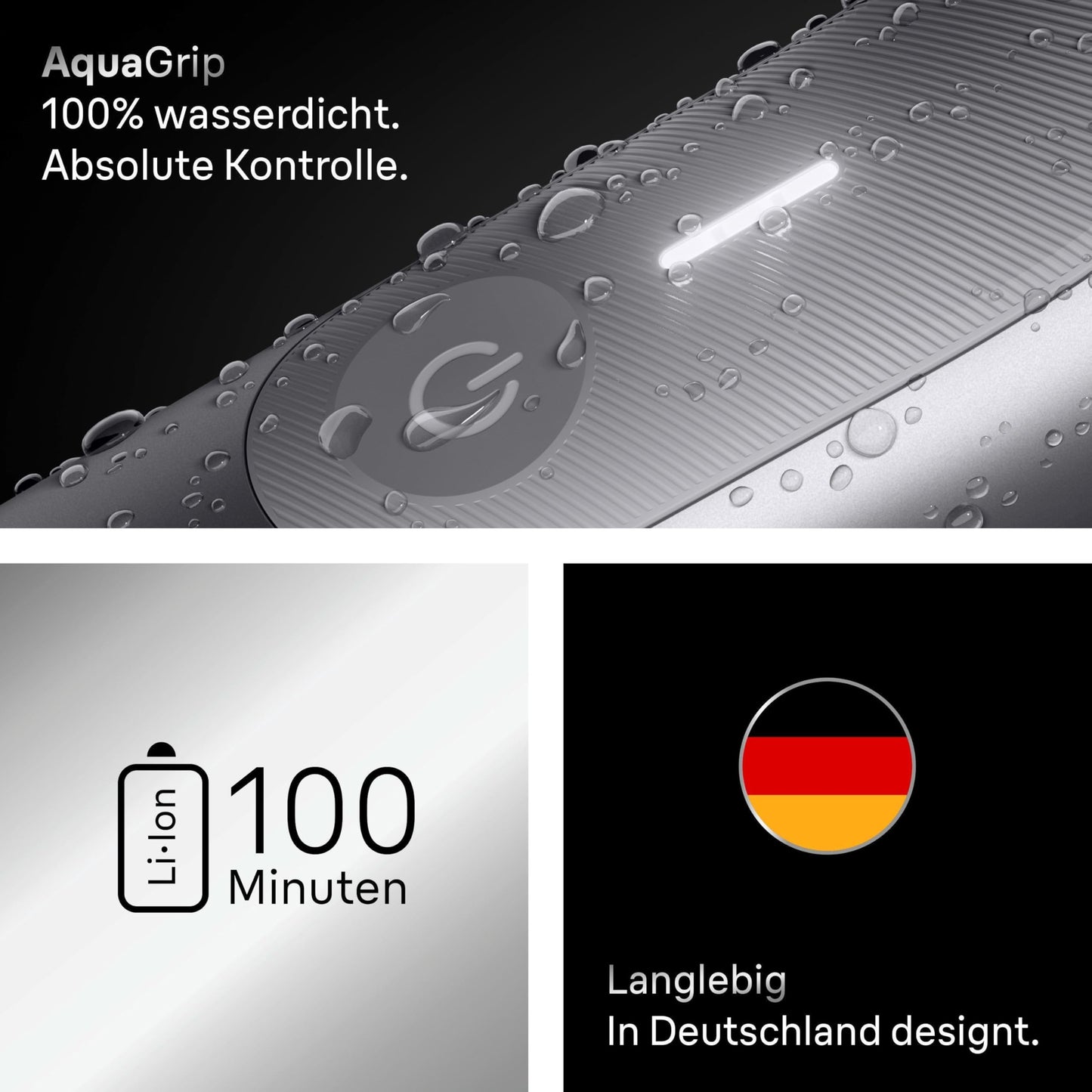 Braun Series 5 Bodygroomer / Intimrasierer Mann, Körperpflege- und Haarentfernung für Herren, für Brust, Achseln, Kammaufsätze 1 – 11 mm, wasserdicht, 100 Min. Laufzeit, BG5370