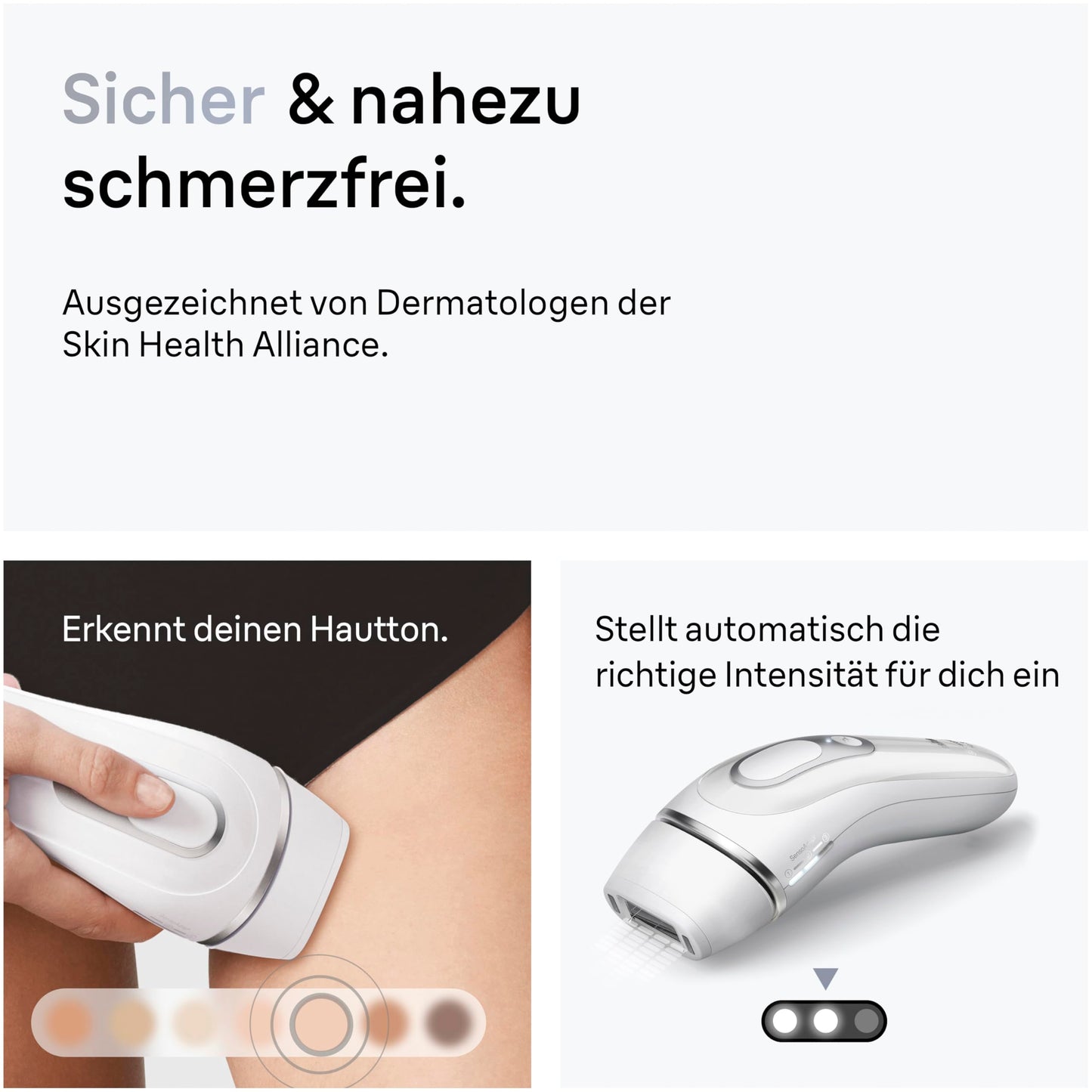 Braun IPL Silk-expert Mini – IPL Haarentfernungsgerät für Frauen, Dauerhafte und Schmerzfreie Haarentfernung – Kompakte Größe für unterwegs – Einfach, sicher und effizient – PL1000, Weiß/Rosa