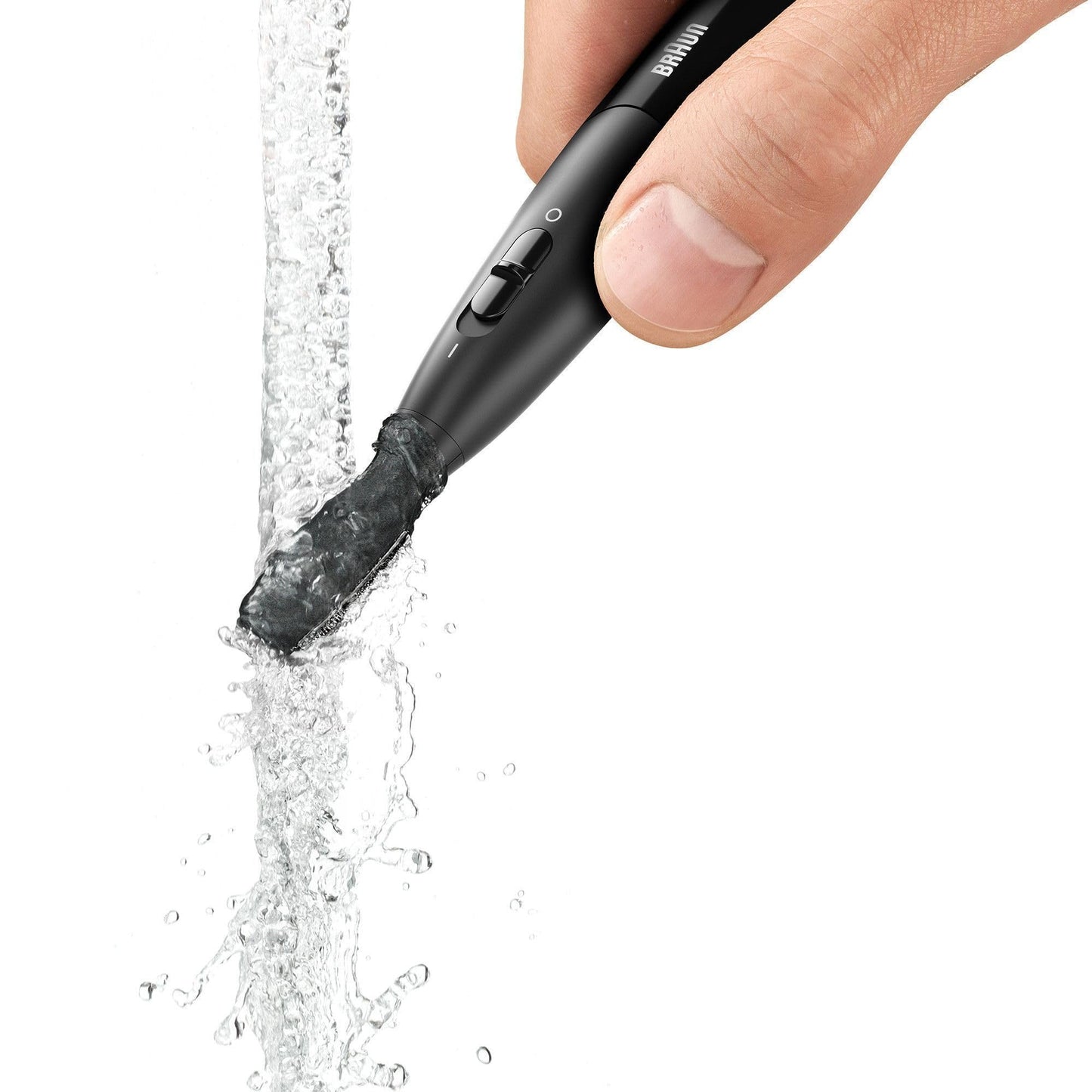 Braun Face Mini-Haarentferner, elektrischer Gesichtshaarentferner für Damen, kleiner Rasierer für schnelle und sanfte Rasur, Oberlippe, Kinn und Wangen, für unterwegs, mit Smartlight, FS1000, weiß