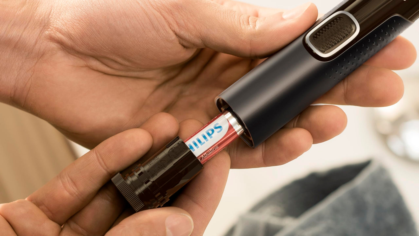 Philips Nose trimmer Series 3000 Nasenhaar-, Ohrenhaar- und Augenbrauentrimmer mit PrecisionTrim-Technologie (Modell NT3650/16)