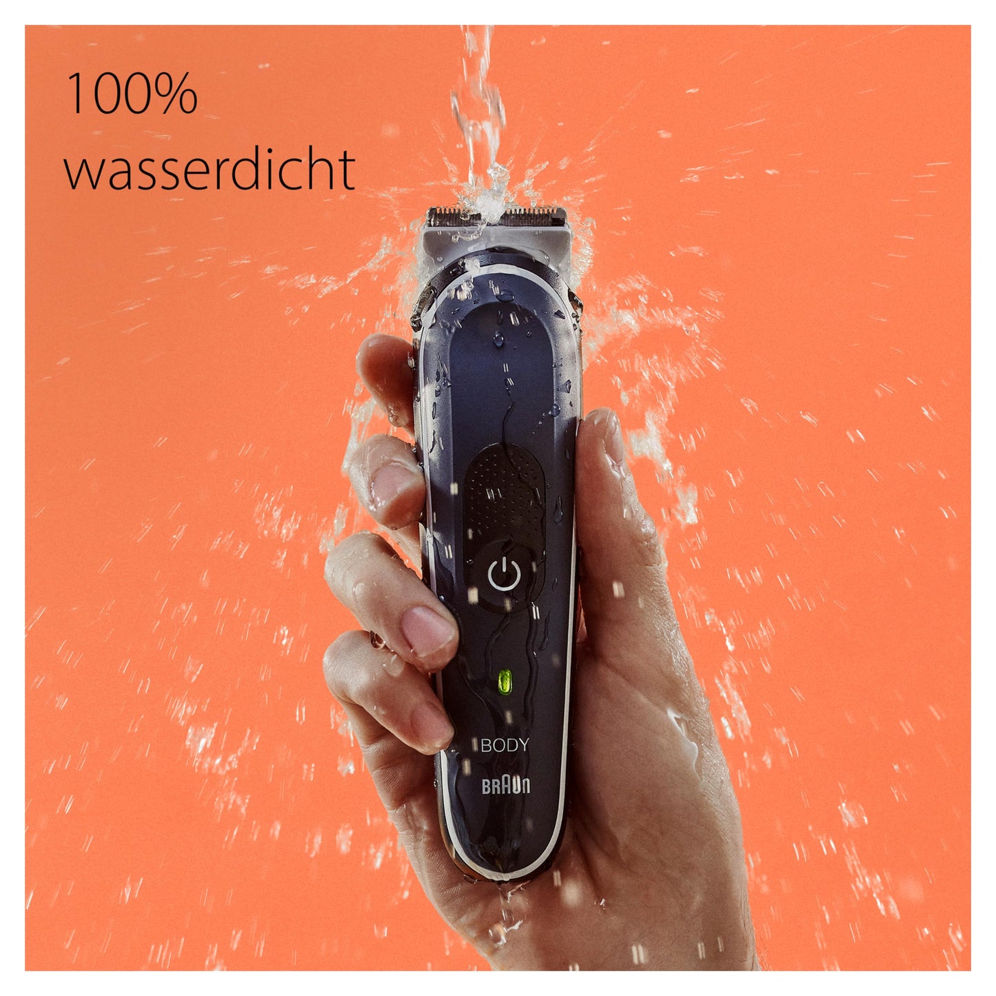 Braun Series 5 Bodygroomer / Intimrasierer Mann, Körperpflege- und Haarentfernung für Herren, für Brust, Achseln, Kammaufsätze 1 – 11 mm, wasserdicht, 100 Min. Laufzeit, BG5370