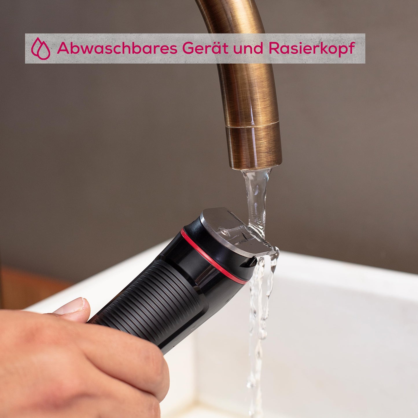 Beurer HR 2000 Präzisionstrimmer zur Korrektur und zum Trimmen von Augenbrauen, Nasen- und Ohrhaaren, inkl. Kammaufsatz und abnehmbarem Schneidaufsatz
