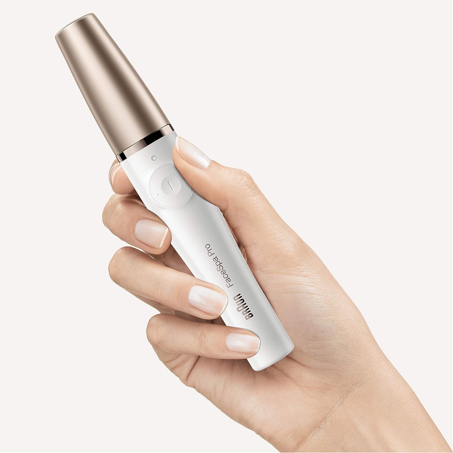 Braun FaceSpa Pro SE912, 10 Mikropinzetten, Aufsatz zur Hautstraffung und Gesichtsreinigungsbürste, epilierer damen gesicht, wiederaufladbar, 90 Minuten kabellose Anwendung, Wet&Dry, Weiß/Bronze