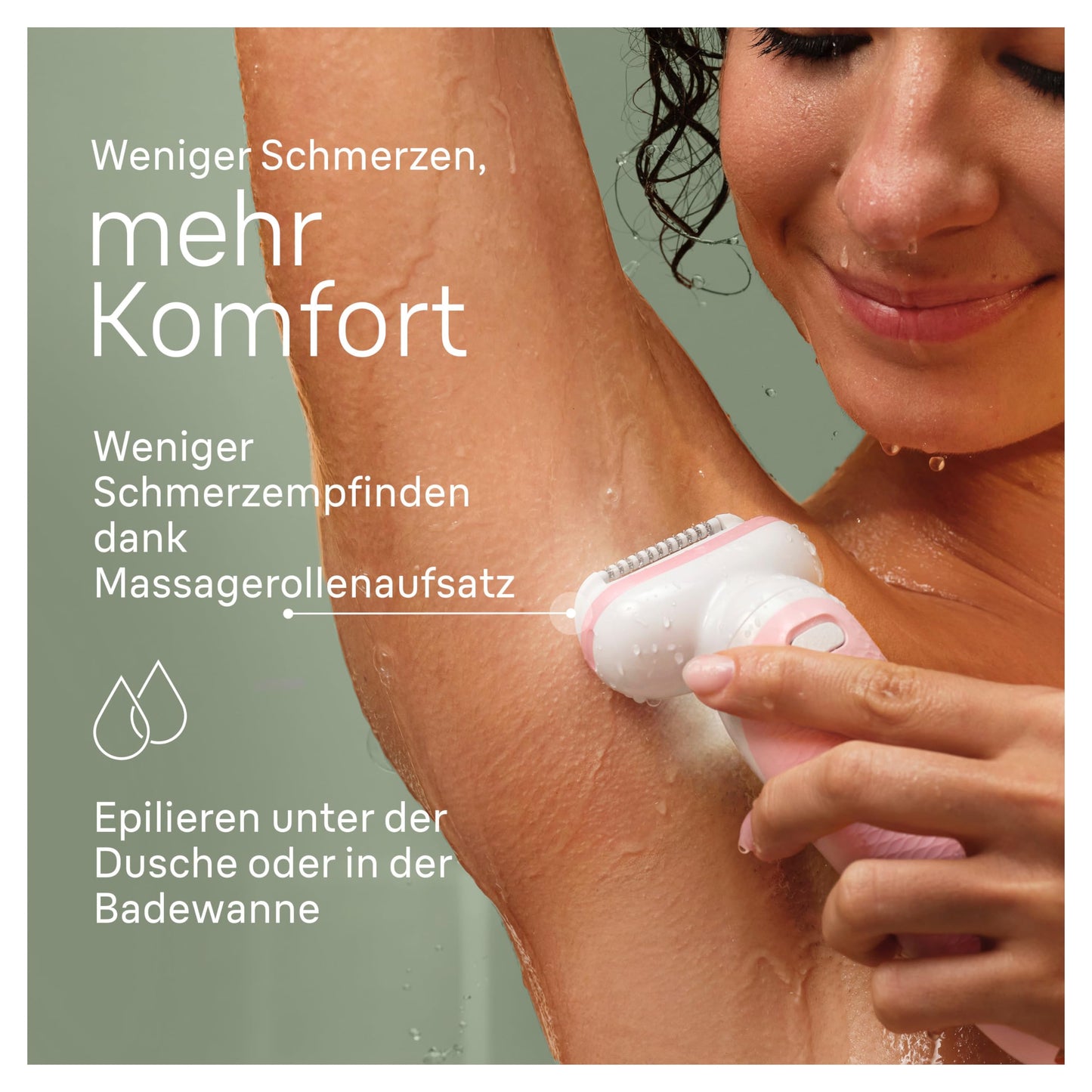 Braun Silk-épil 9, Epilierer mit schwenkbarem Kopf für eine einfache Haarentfernung, Wet&Dry, langanhaltend seidig-glatte Haut, Ladyshaver, Rasieraufsatz und Trimmeraufsatz,9-030, Weiß/Flamingorosa