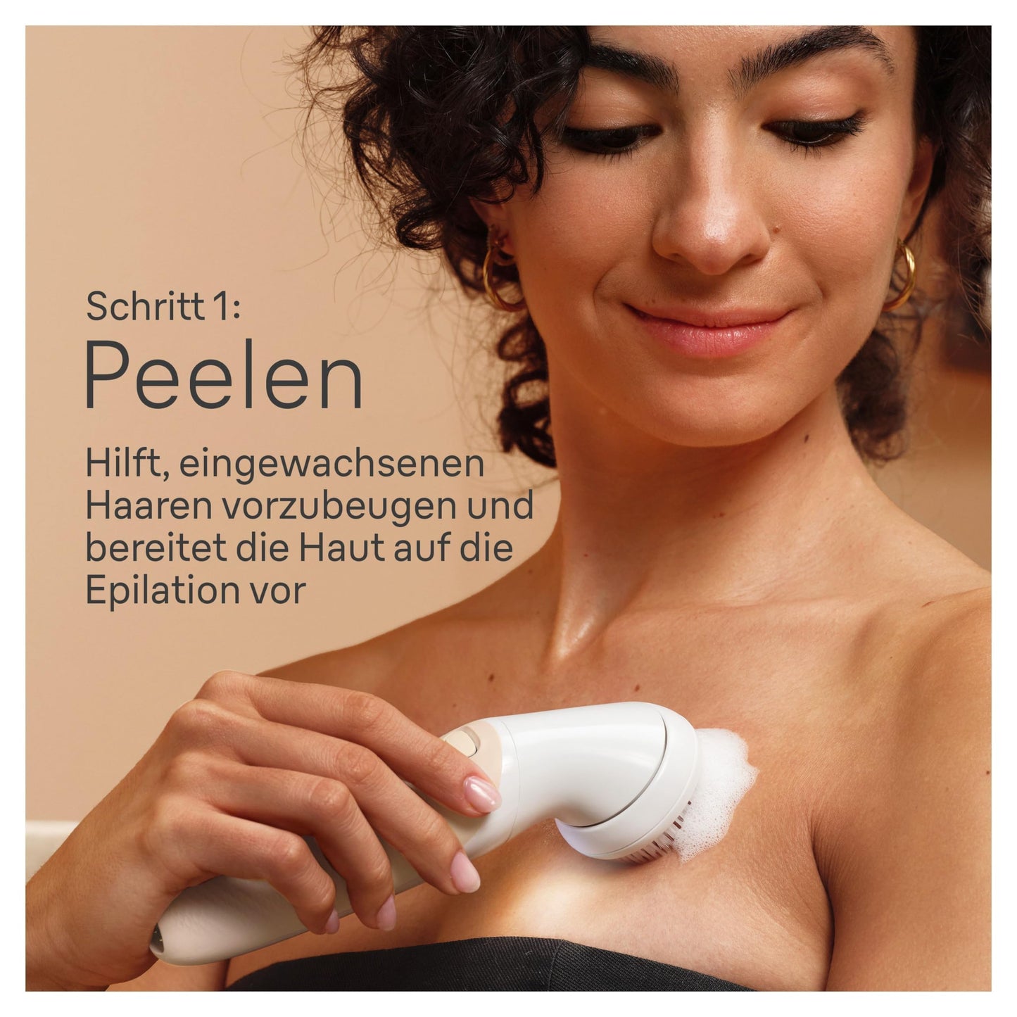 Braun Silk-épil 9 Flex, Epilierer mit flexiblem 360°-Kopf für eine einfache Haarentfernung, Wet&Dry, langanhaltend glatte Haut, Ladyshaver, mit Rasieraufsatz und Trimmeraufsatz, 9-041 3D, Weiß/Gold