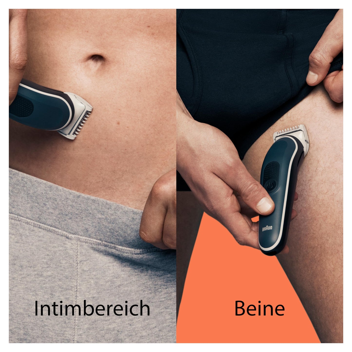 Braun Series 5 Bodygroomer / Intimrasierer Mann, Körperpflege- und Haarentfernung für Herren, für Brust, Achseln, Kammaufsätze 1 – 11 mm, wasserdicht, 100 Min. Laufzeit, BG5370