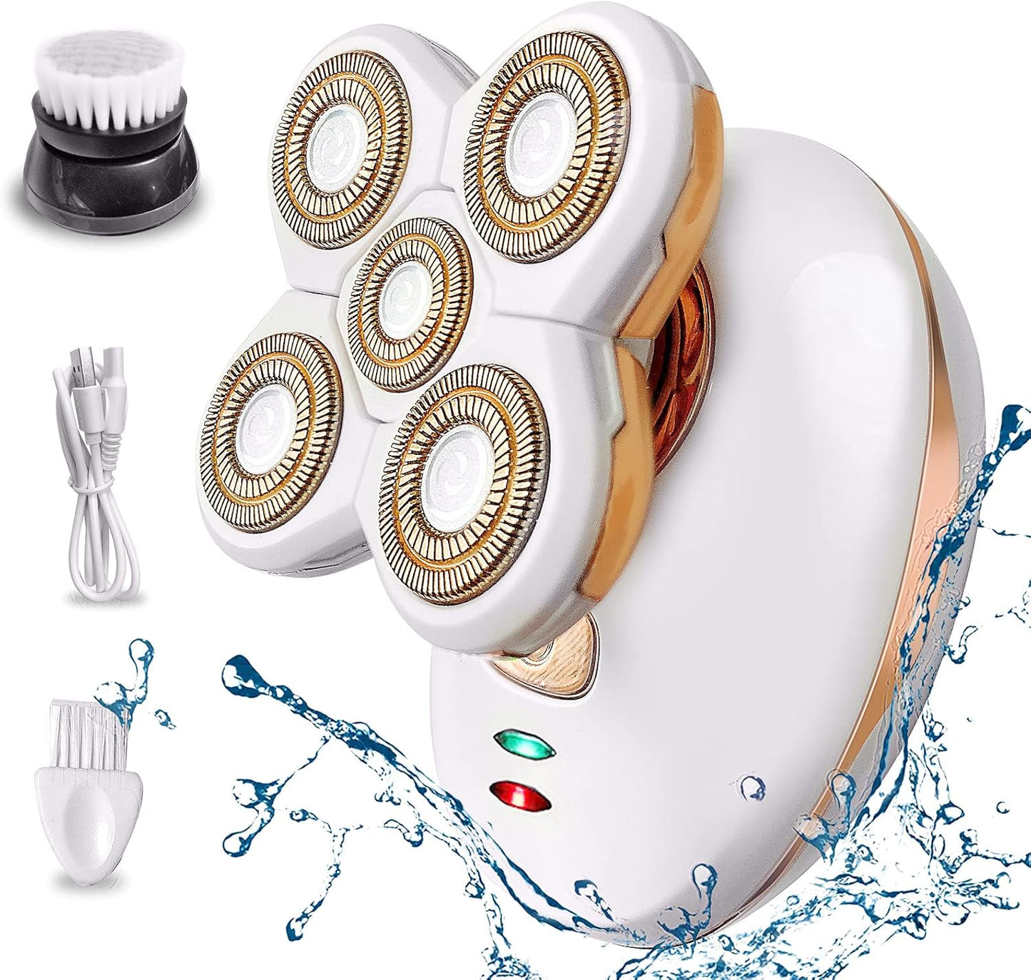 2021 Women's Electric Shaver, Intimate Shaver for Women, Painless, Women's Shaver, Electric Waterproof, Hair Trimmer for Face, Arms, Legs, Intimate Area, USB Rechargeable