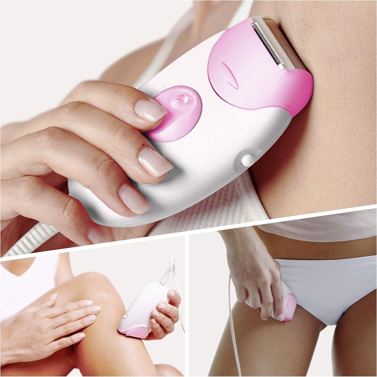 Braun SE 3270 Silk-épil 3 Epilierer mit 2 Aufsätzen