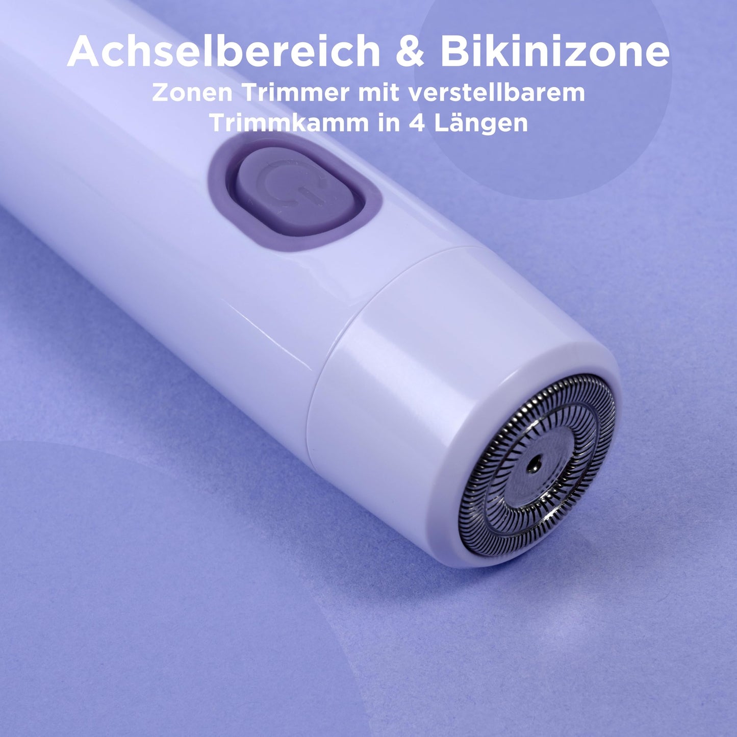 Wilkinson Sword - Intuition Perfect Finish 4in1 elektrischer Damen Trimmer für Körper, Bikinizone, Gesichtshaare und Augenbrauen