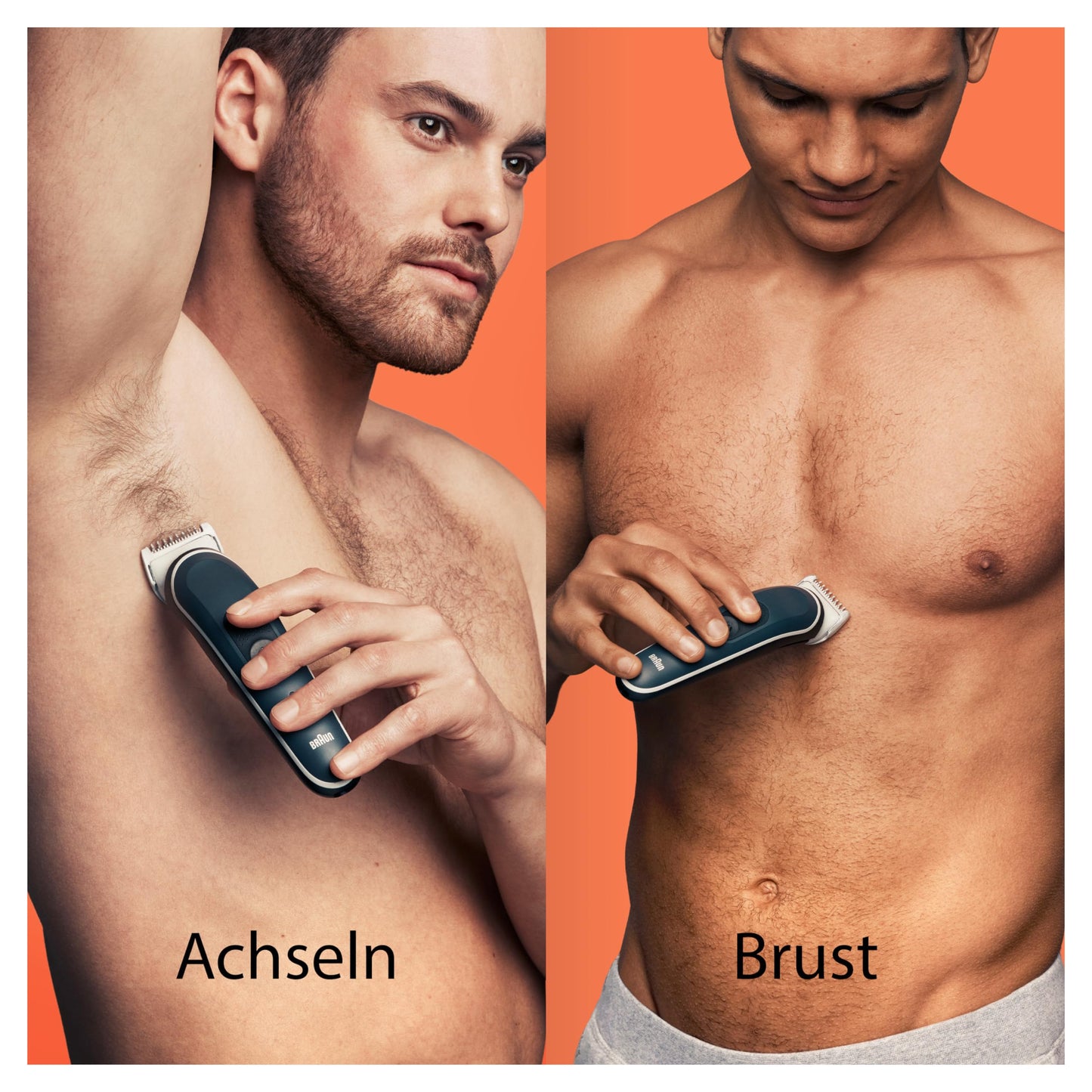Braun Series 5 Bodygroomer / Intimrasierer Mann, Körperpflege- und Haarentfernung für Herren, für Brust, Achseln, Kammaufsätze 1 – 11 mm, wasserdicht, 100 Min. Laufzeit, BG5370