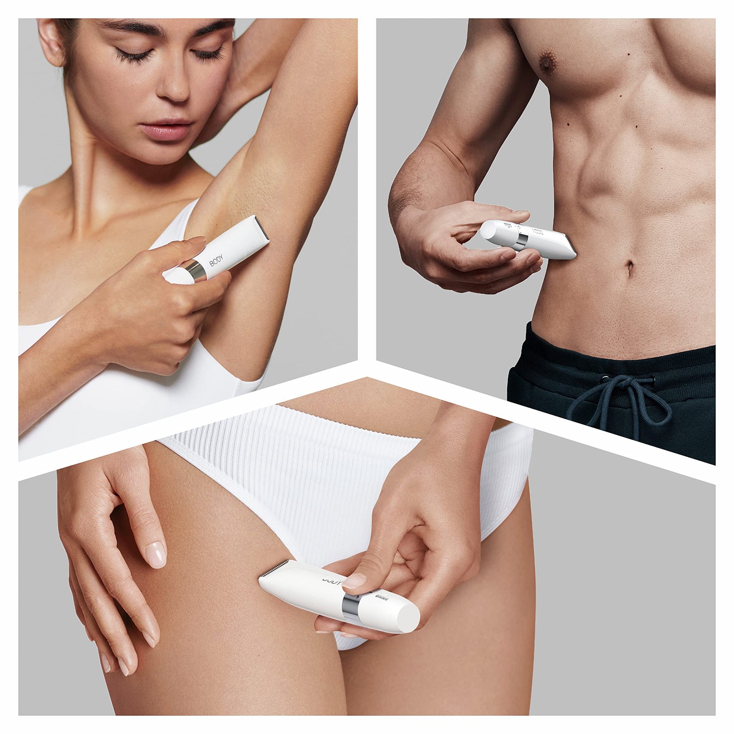 Braun Face Mini-Haarentferner, elektrischer Gesichtshaarentferner für Damen, kleiner Rasierer für schnelle und sanfte Rasur, Oberlippe, Kinn und Wangen, für unterwegs, mit Smartlight, FS1000, weiß