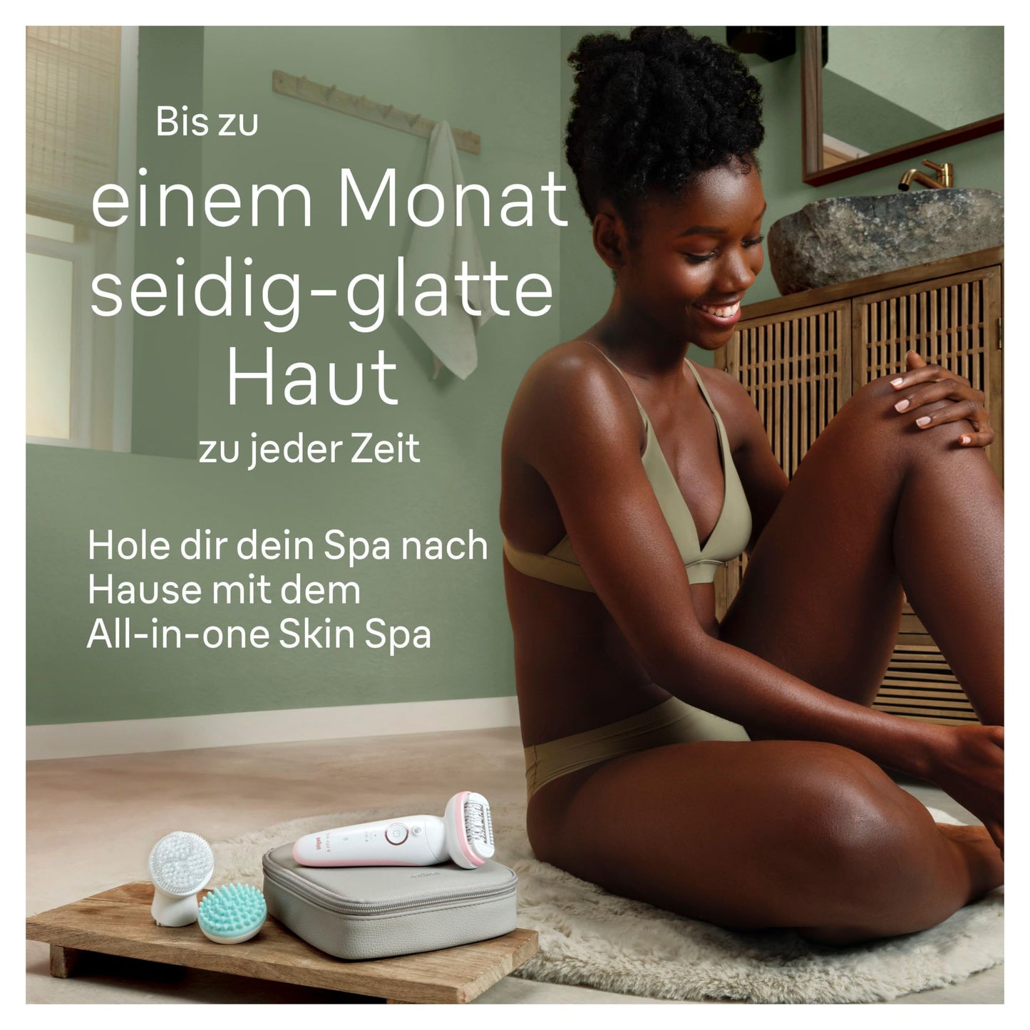 Braun Silk-épil 9, Epilierer mit schwenkbarem Kopf für eine einfache Haarentfernung, Wet&Dry, langanhaltend seidig-glatte Haut, Ladyshaver, Rasieraufsatz und Trimmeraufsatz,9-030, Weiß/Flamingorosa