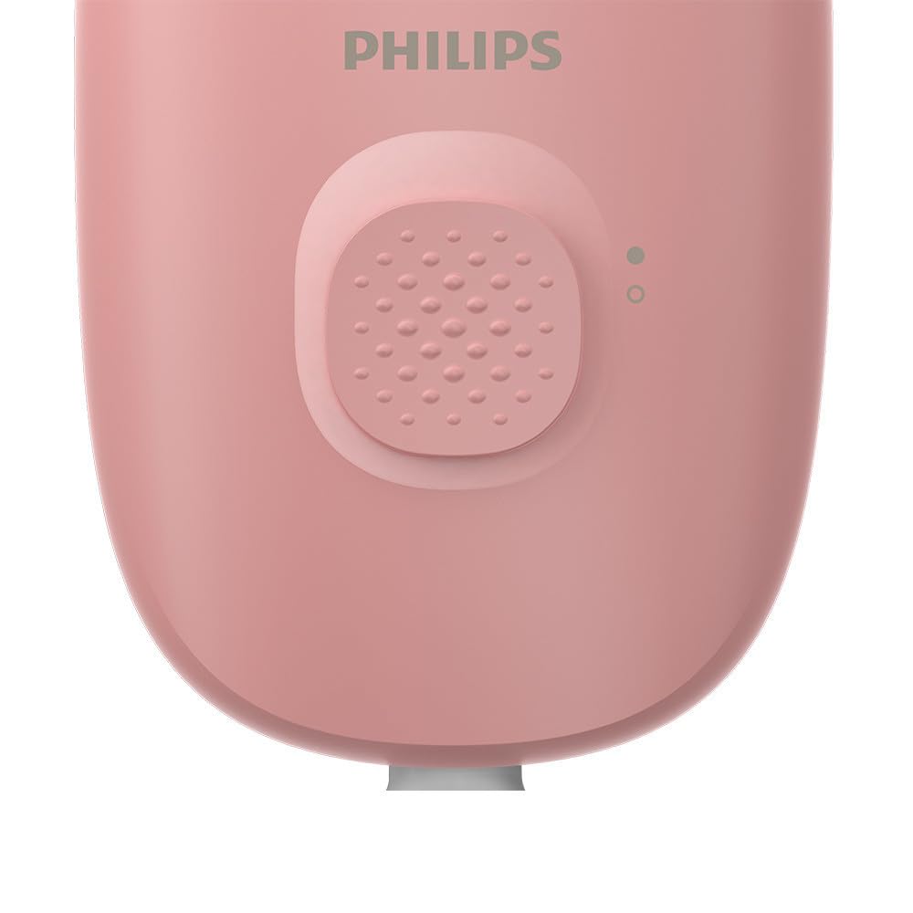 Philips Satinelle Essential BRE224/00 Compact Wired Epilator - White/Green