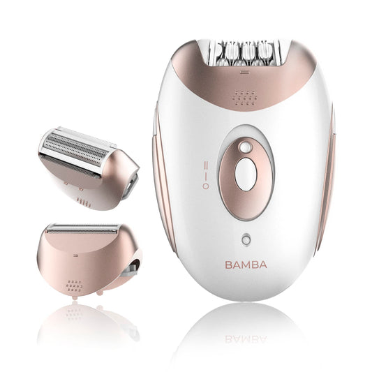 Cecotec Bamba SkinCare Depil-Action Wireless Epilator Lithium Battery, 40 Minutes Battery Life, Waterproof, Interchangeable Heads, 2 Speed Settings, Wireless Mode
