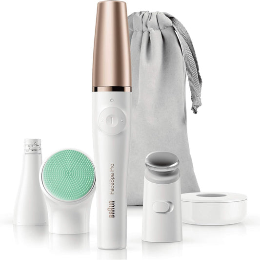 Braun FaceSpa Pro 913 Bronze, Weiß - Epilierer (Bronze, Weiß, Kinn, Stirn, Oberlippe, 0,5 mm)