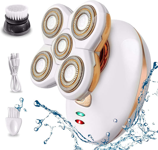 2021 Women's Electric Shaver, Intimate Shaver for Women, Painless, Women's Shaver, Electric Waterproof, Hair Trimmer for Face, Arms, Legs, Intimate Area, USB Rechargeable
